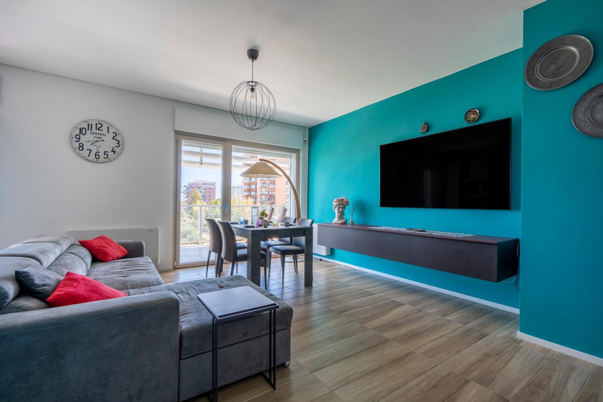 Kind Park - Sleek Apartment With Terrace & Parking Bari Exteriör bild